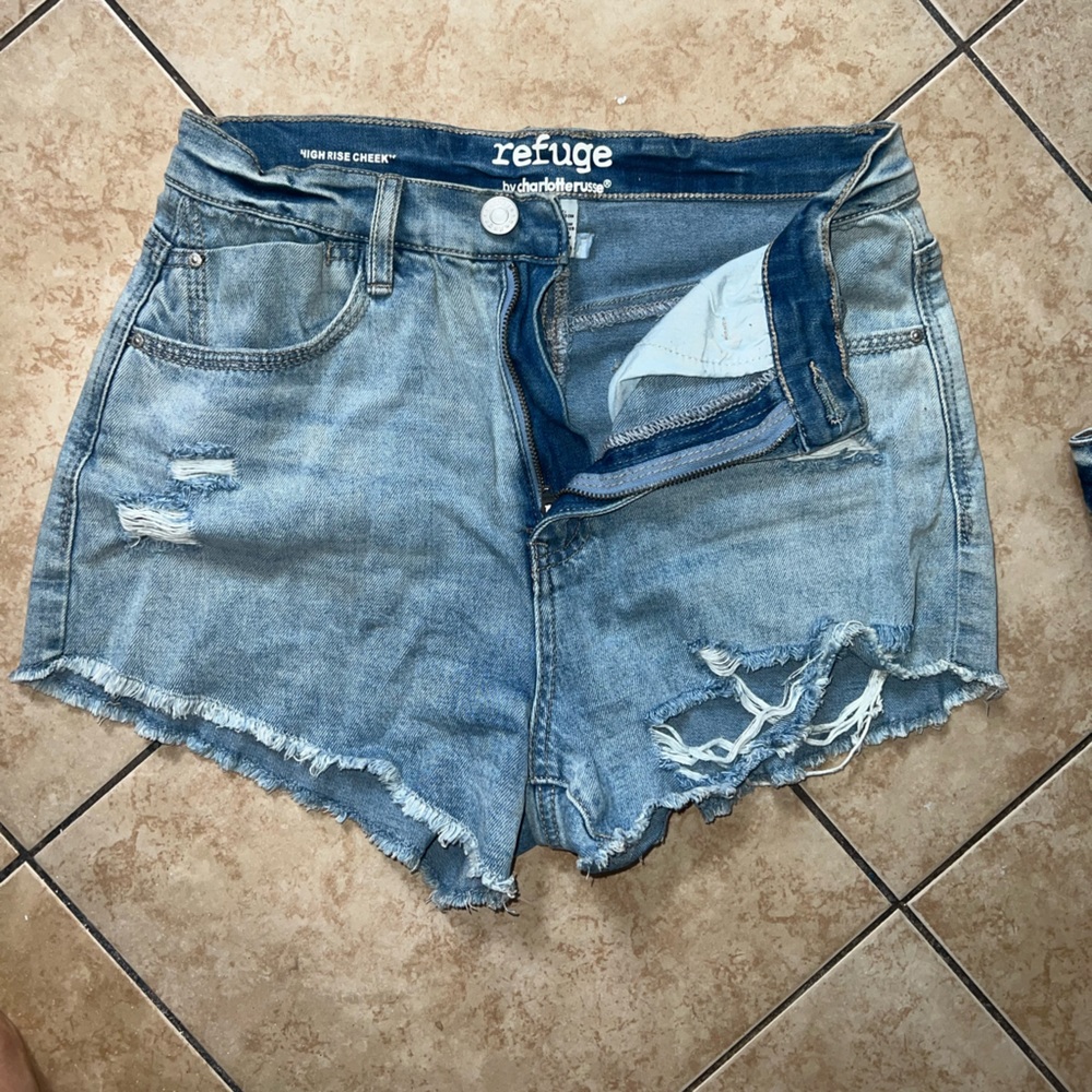 High waisted shorts